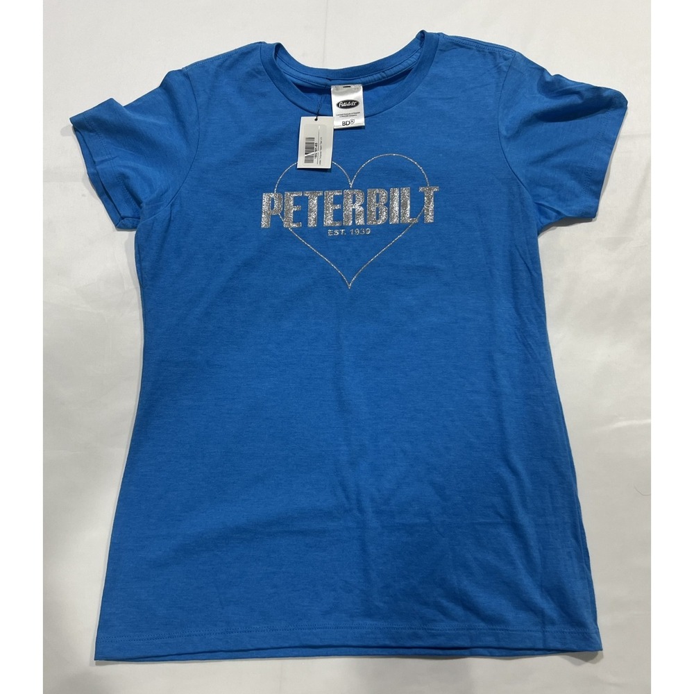 Peterbilt Shirt Womens Large Blue NWT Trucker